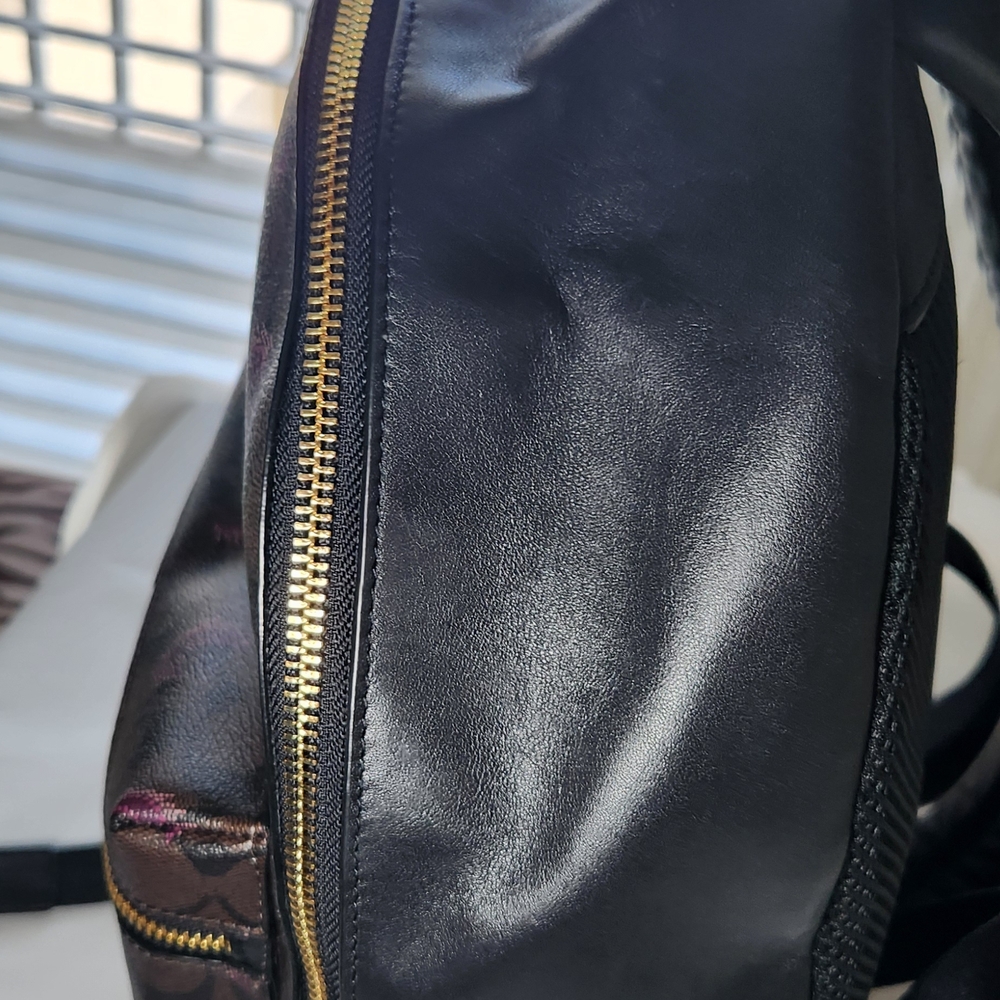 Coach Medium Charlie Backpack In Signature Canvas With Moon Print - Picture 8 of 14